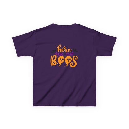 Halloween Kids Tee – "Here for the Boos" | Collection Elegance Wear Kids