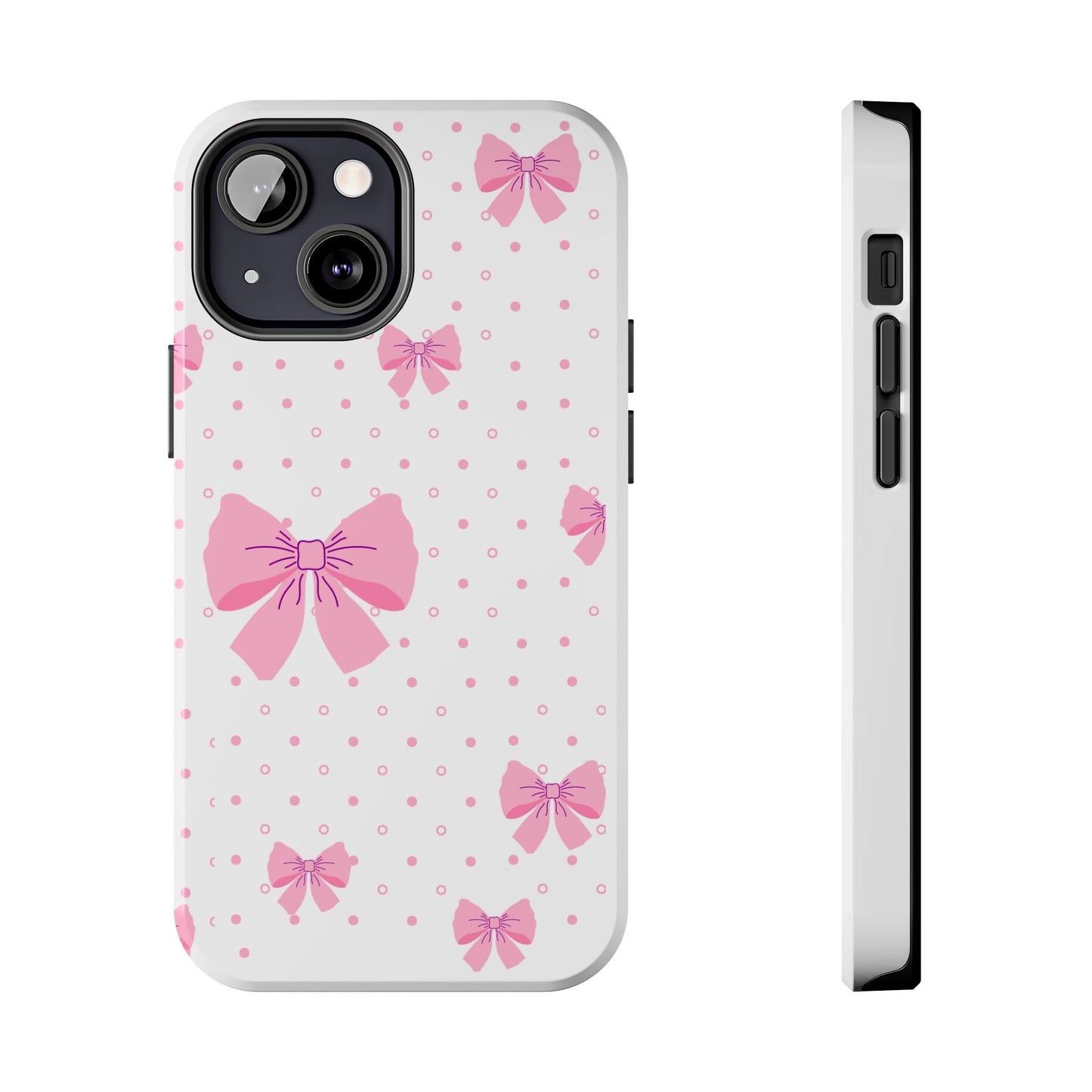 Coque téléphone Pink Bow – Collection Elegance Cover