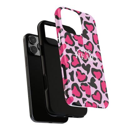 Heart Print Tough Phone Case – Collection Elegance Cover