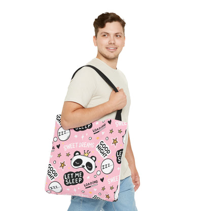 Sweet Dreams Panda Tote Bag – Collection Elegance Bags