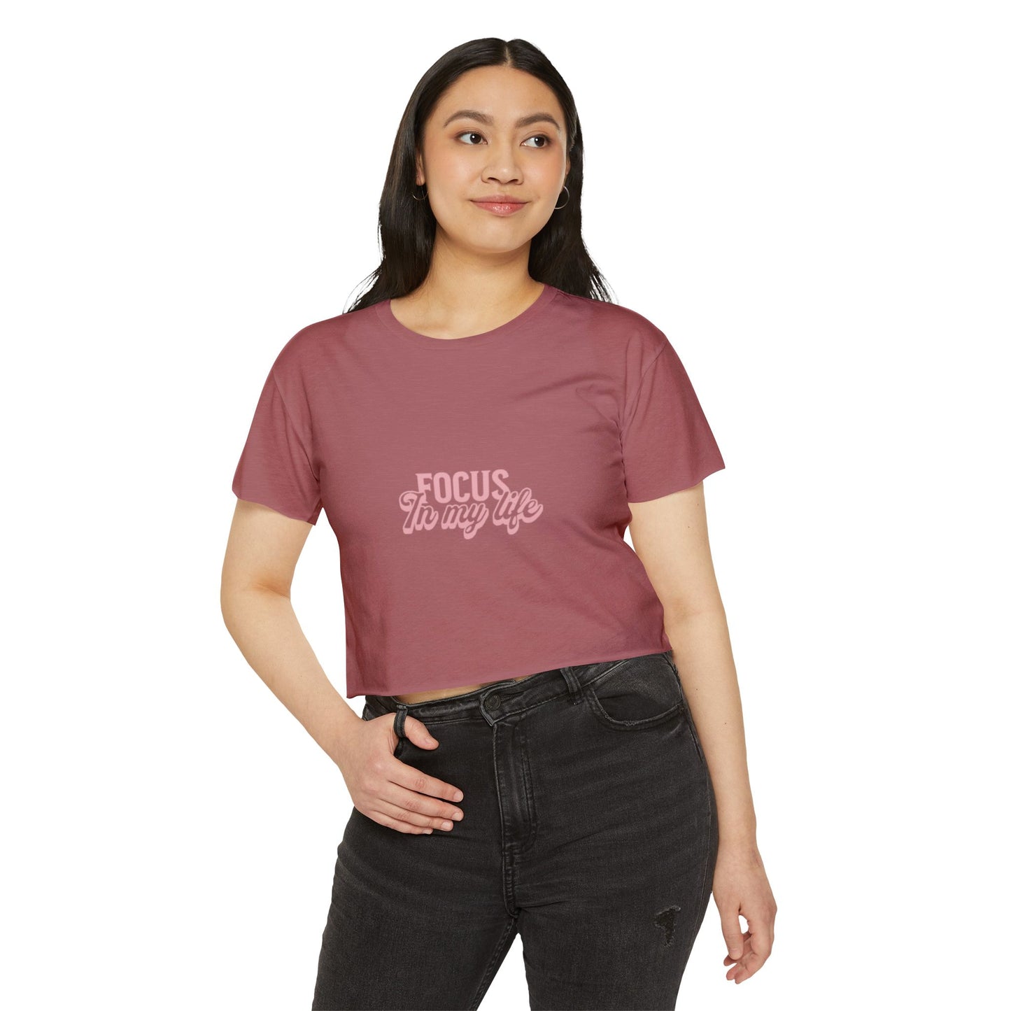 Festival CropFestival Crop Top – Focus In My Life | T-shirt Femme