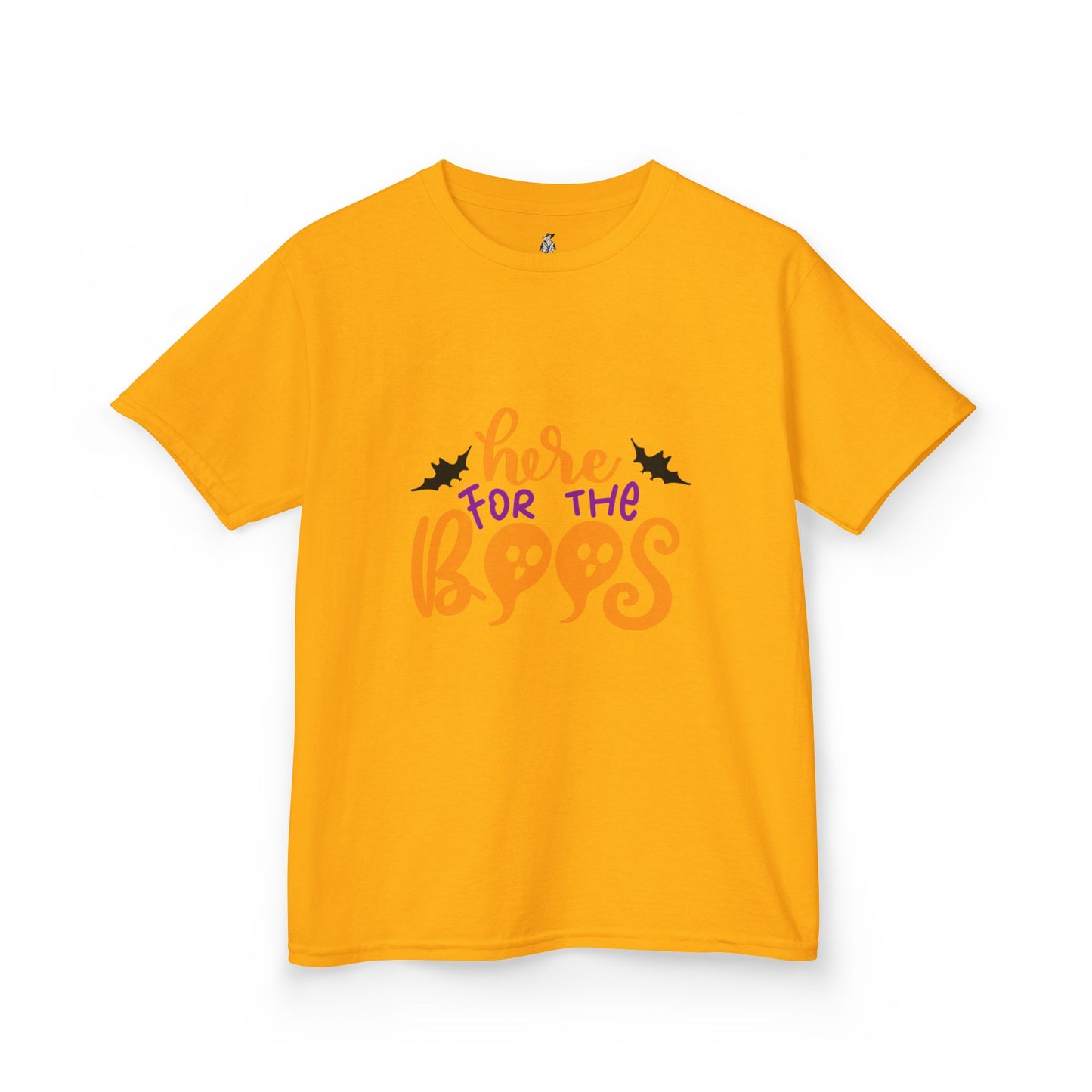 Halloween Kids Tee – "Here for the Boos" | Collection Elegance Wear Kids
