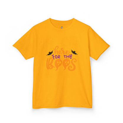 Halloween Kids Tee – "Here for the Boos" | Collection Elegance Wear Kids