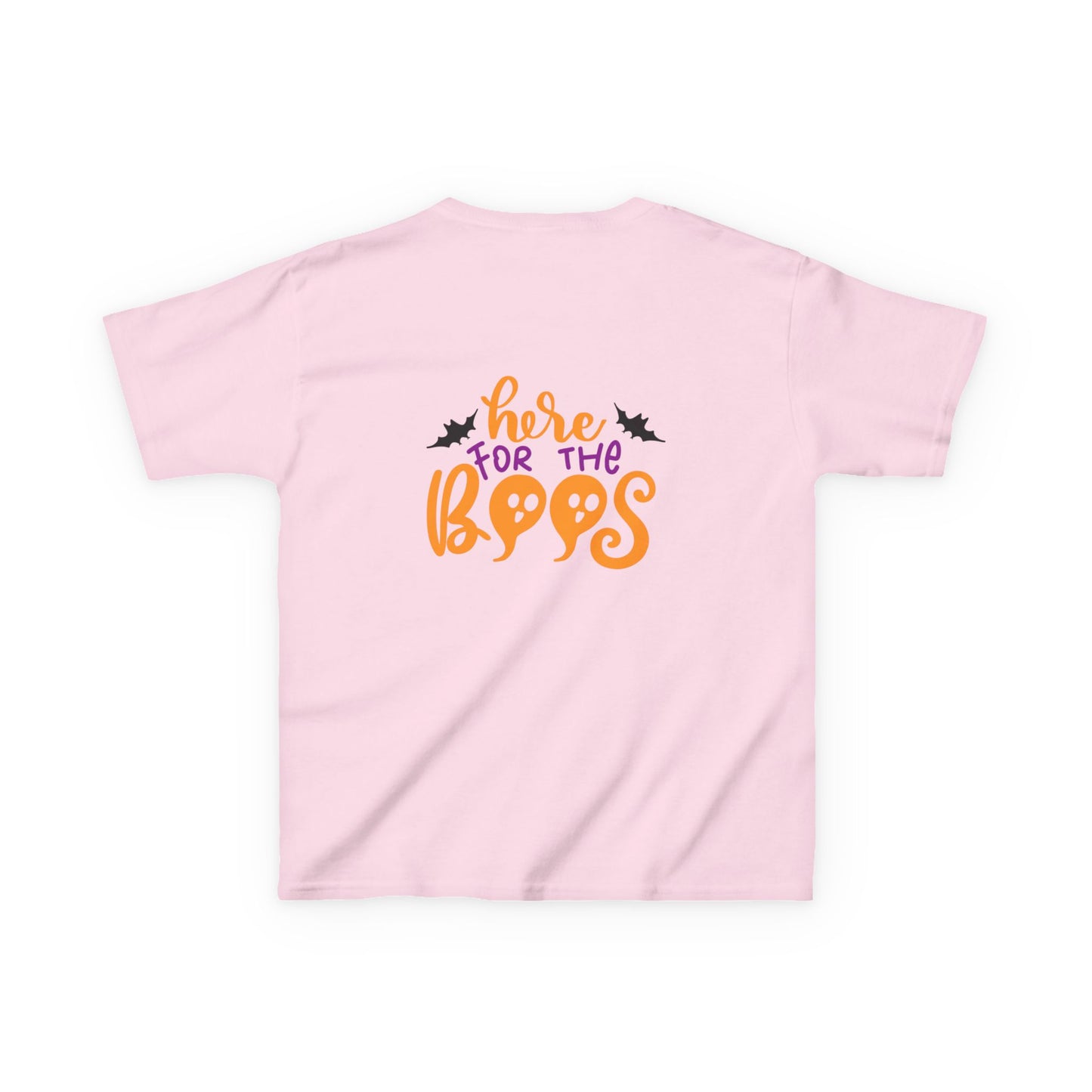 Halloween Kids Tee – "Here for the Boos" | Collection Elegance Wear Kids