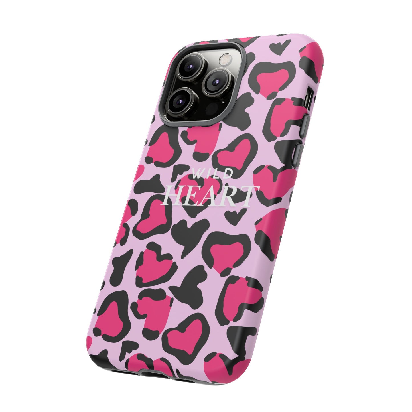 Heart Print Tough Phone Case – Collection Elegance Cover