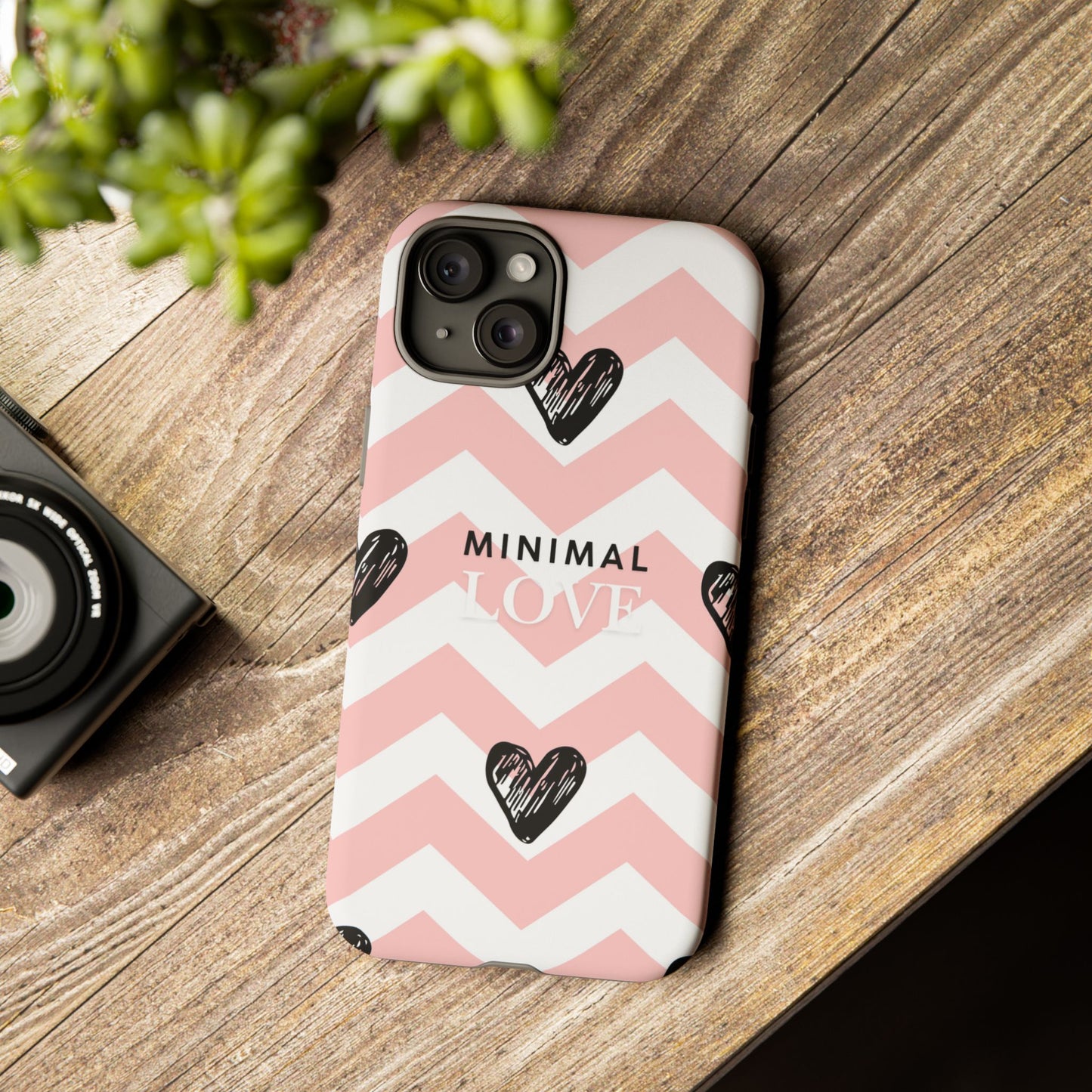 Pink Heart Phone Case – Collection Elegance Cover
