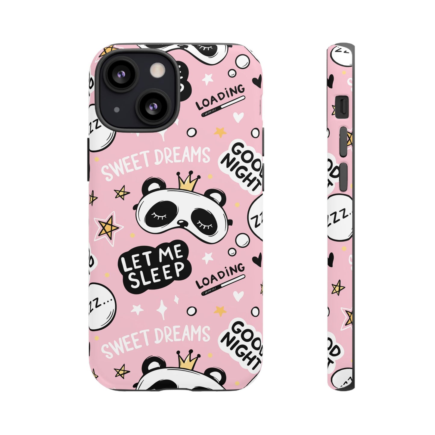 Cute Panda Phone Case | Let Me Sleep Design | Nighttime Gift, Phone Accessory, Sweet Dreams, Sleep Lovers, Fun Decor