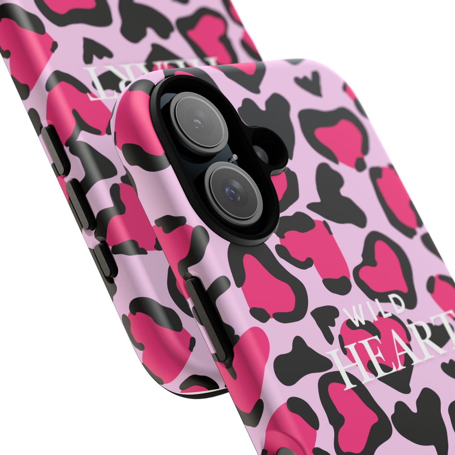 Heart Print Tough Phone Case – Collection Elegance Cover