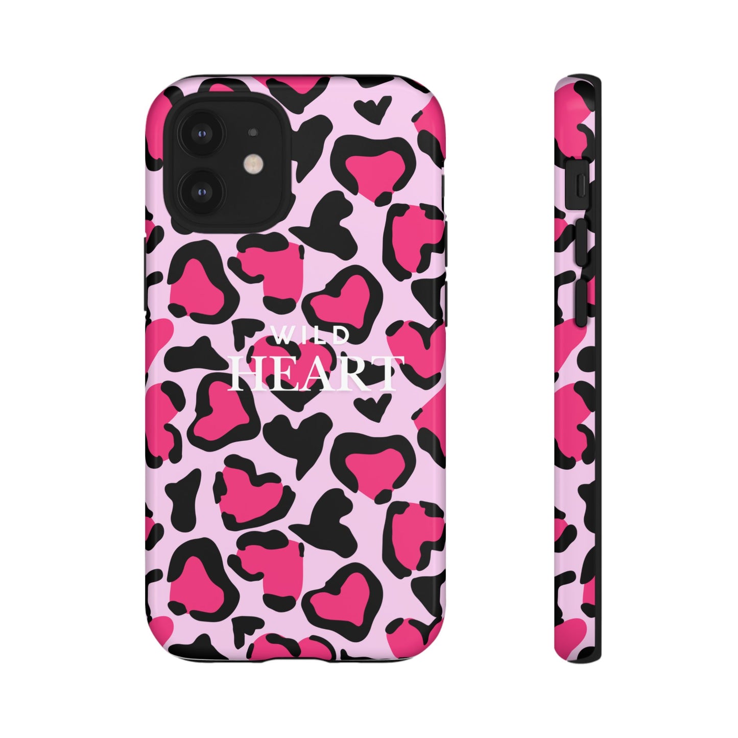 Heart Print Tough Phone Case – Collection Elegance Cover