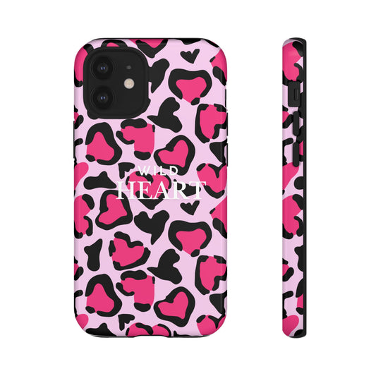 Heart Print Tough Phone Case – Collection Elegance Cover