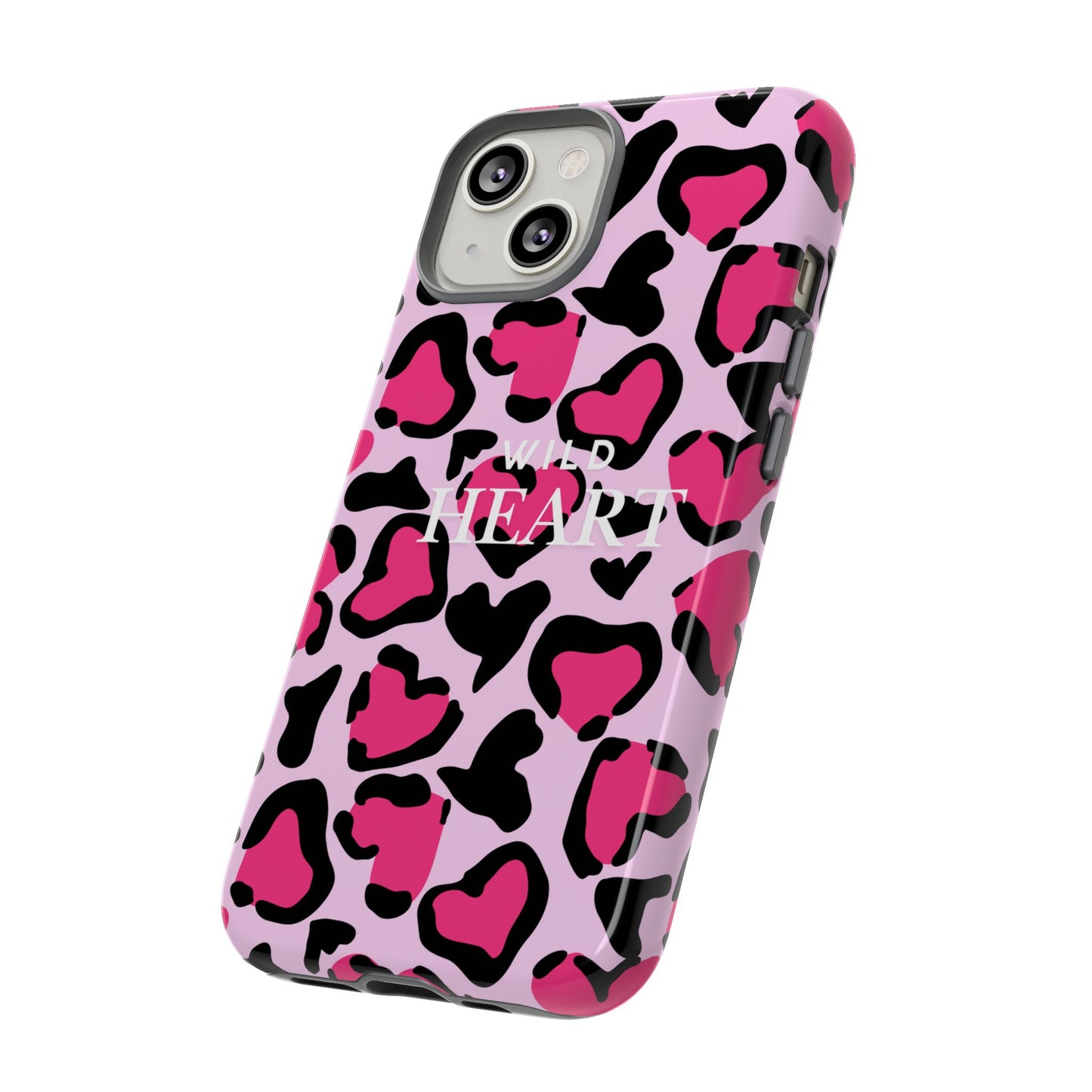 Heart Print Tough Phone Case – Collection Elegance Cover