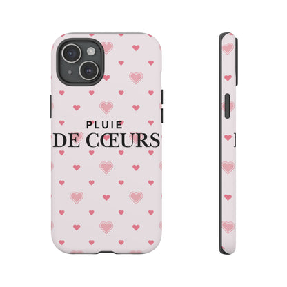 Cute Heart Pattern Phone Case - Tough Cases, iPhone Cover, Valentine’s Gift, Heart Print Phone Accessory, Gift for Her, Love Theme