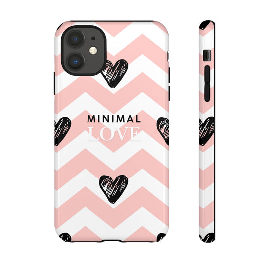 Pink Heart Phone Case – Collection Elegance Cover