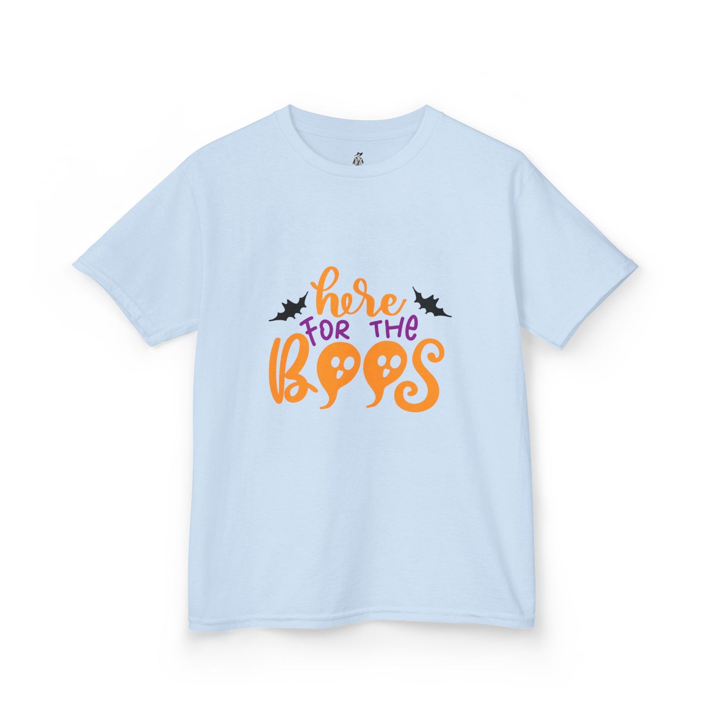 Halloween Kids Tee – "Here for the Boos" | Collection Elegance Wear Kids