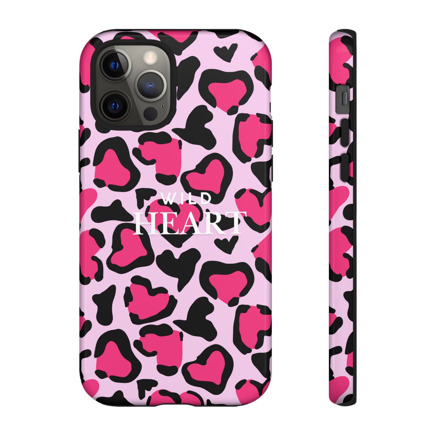 Heart Print Tough Phone Case – Collection Elegance Cover