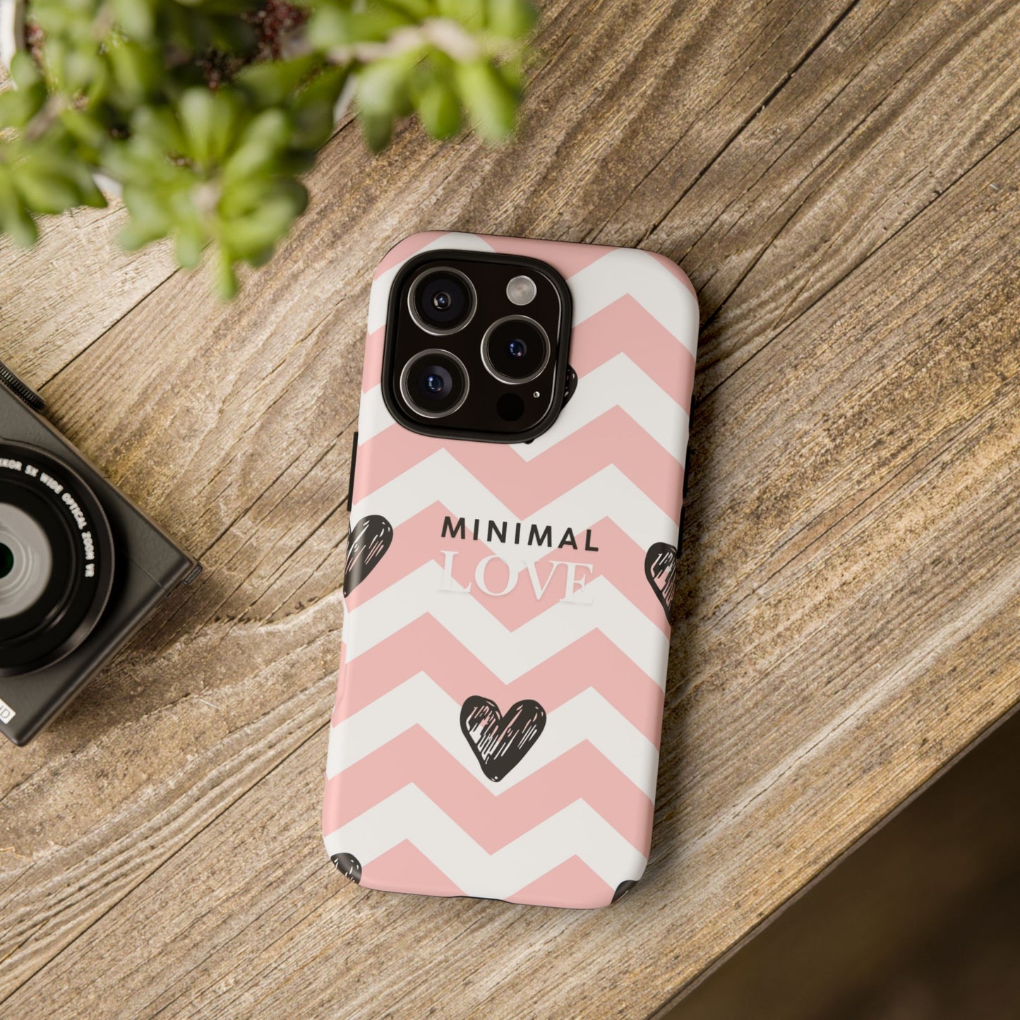 Pink Heart Phone Case – Collection Elegance Cover