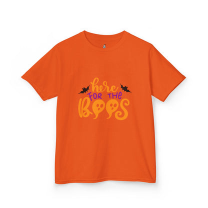 Halloween Kids Tee – "Here for the Boos" | Collection Elegance Wear Kids