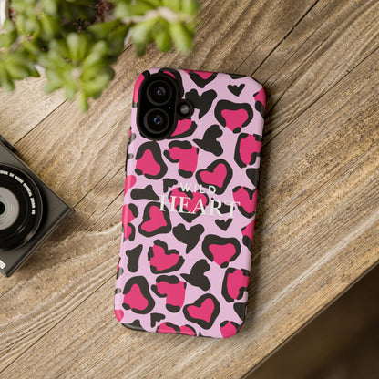 Heart Print Tough Phone Case – Collection Elegance Cover