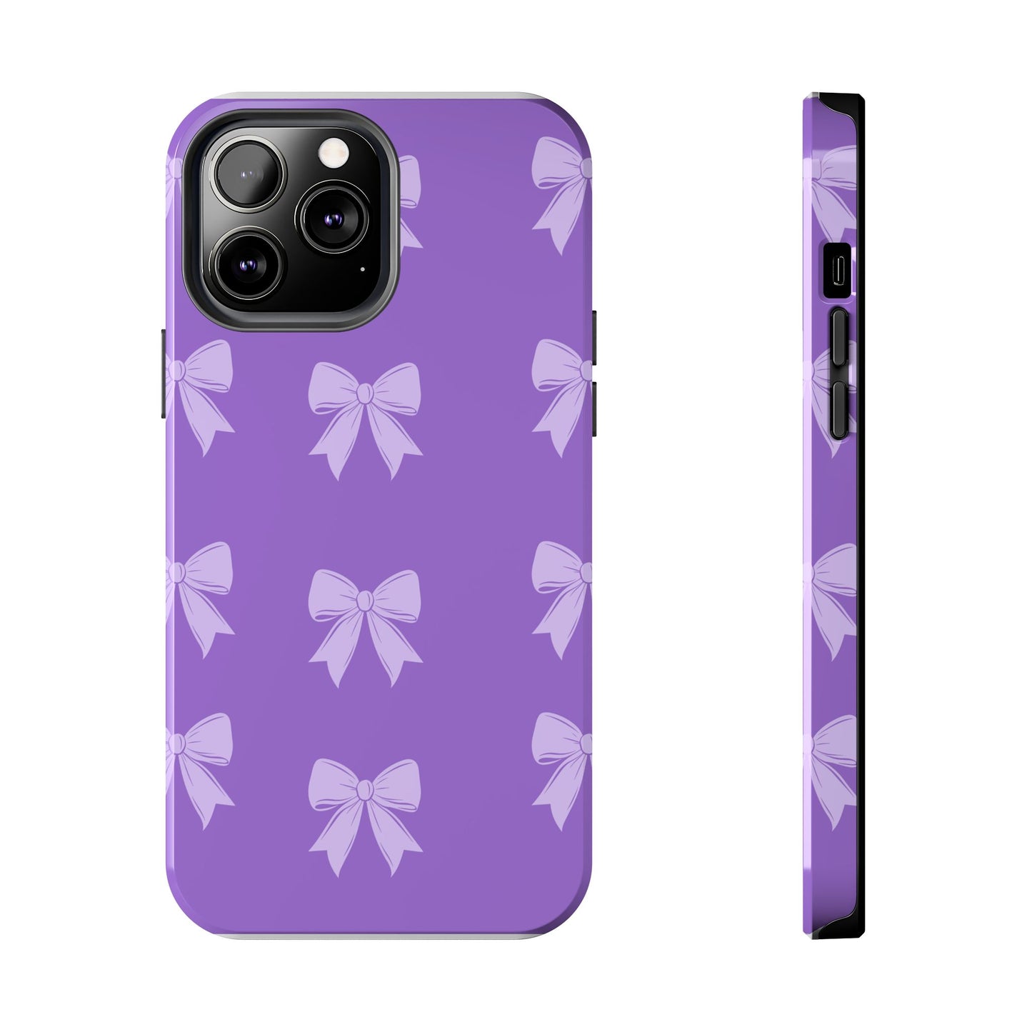 Coque téléphone Violet Ribbons – Collection Elegance Cover
