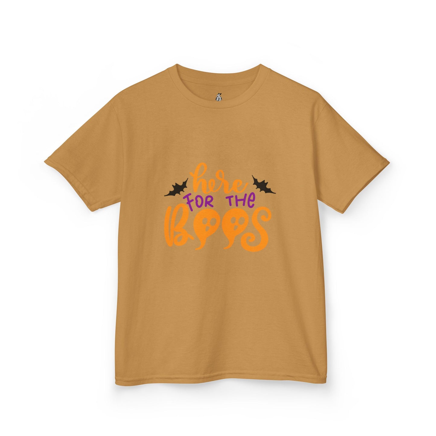 Halloween Kids Tee – "Here for the Boos" | Collection Elegance Wear Kids