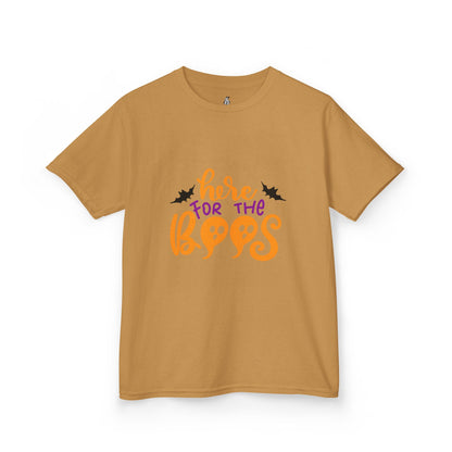 Halloween Kids Tee – "Here for the Boos" | Collection Elegance Wear Kids