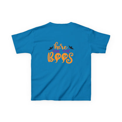Halloween Kids Tee – "Here for the Boos" | Collection Elegance Wear Kids