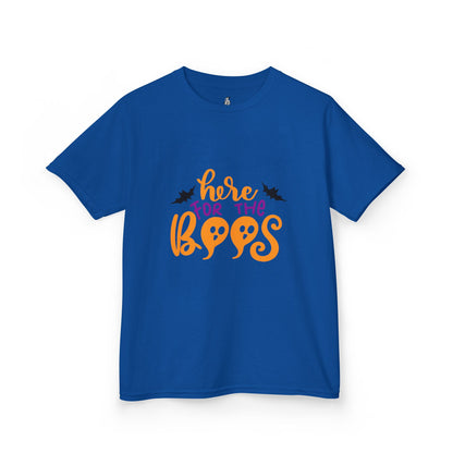 Halloween Kids Tee – "Here for the Boos" | Collection Elegance Wear Kids