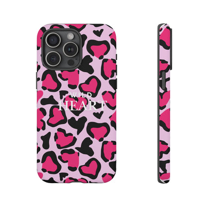 Heart Print Tough Phone Case – Collection Elegance Cover