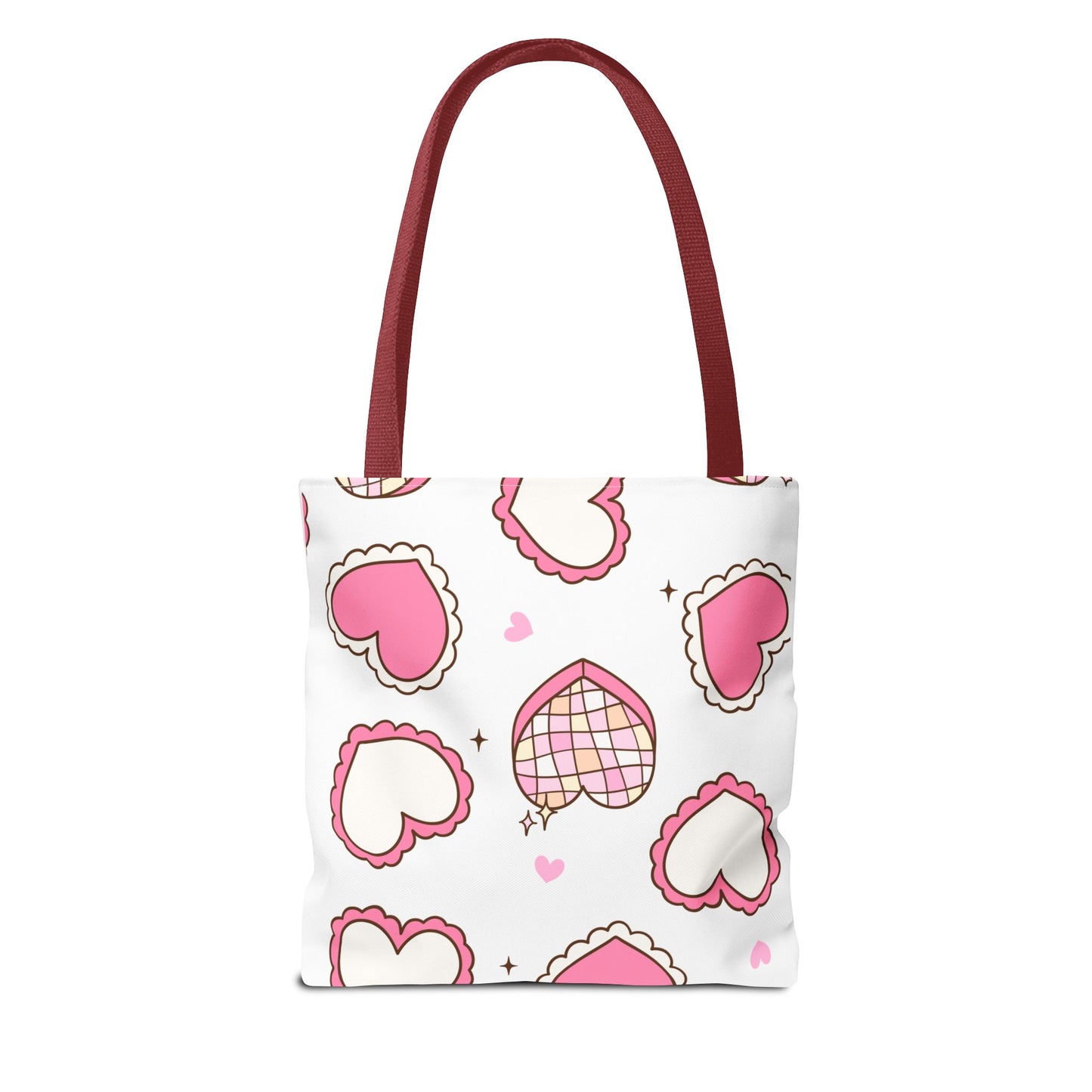 Heart Print Tote Bag – Collection Elegance Bags