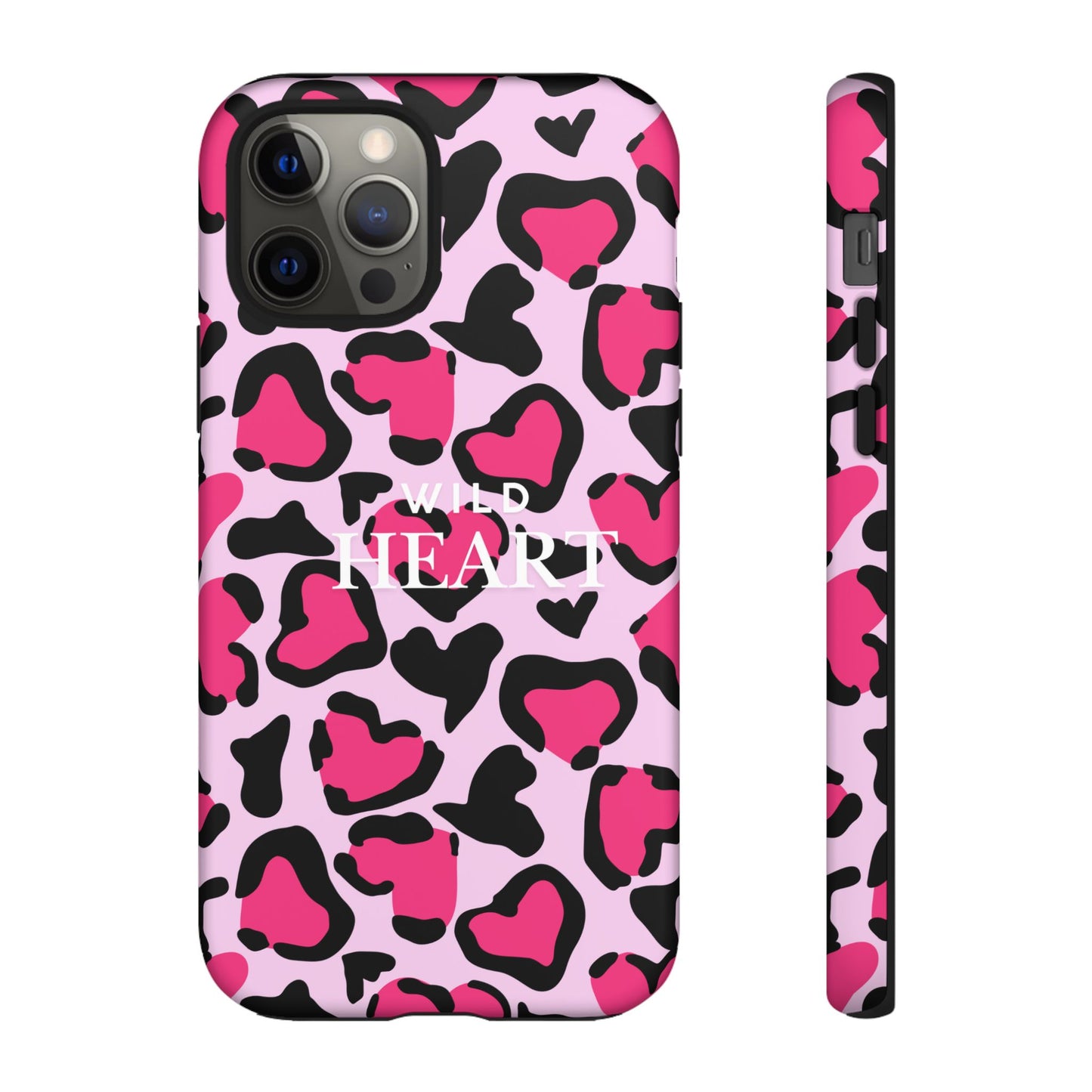 Heart Print Tough Phone Case – Collection Elegance Cover