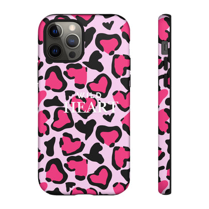Heart Print Tough Phone Case – Collection Elegance Cover