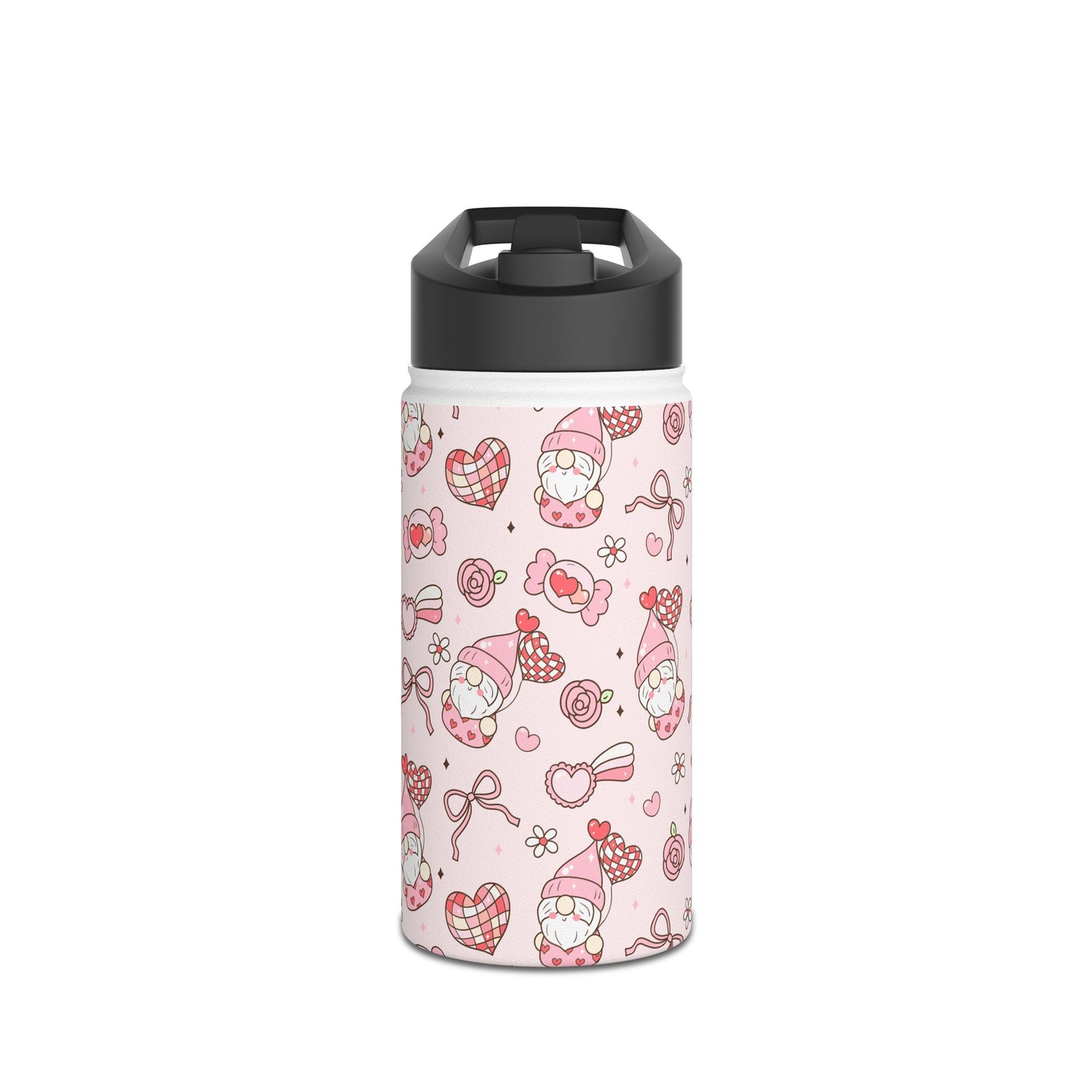Cute Water Bottle, Stainless Steel Drink Container, Fun Hydration Flask for Kids, Collage Water Bottle, Ideal for Gifts & School