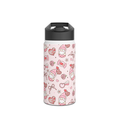 Cute Water Bottle, Stainless Steel Drink Container, Fun Hydration Flask for Kids, Collage Water Bottle, Ideal for Gifts & School