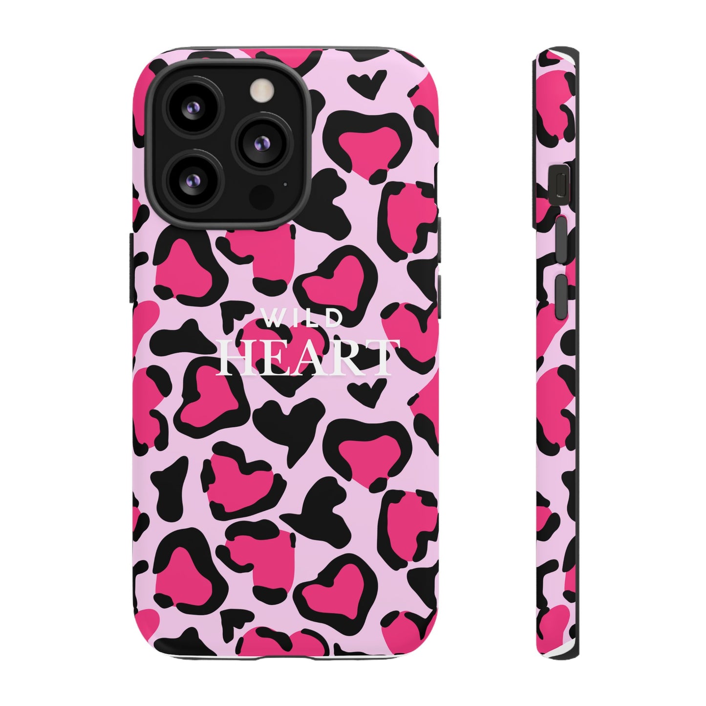 Heart Print Tough Phone Case – Collection Elegance Cover