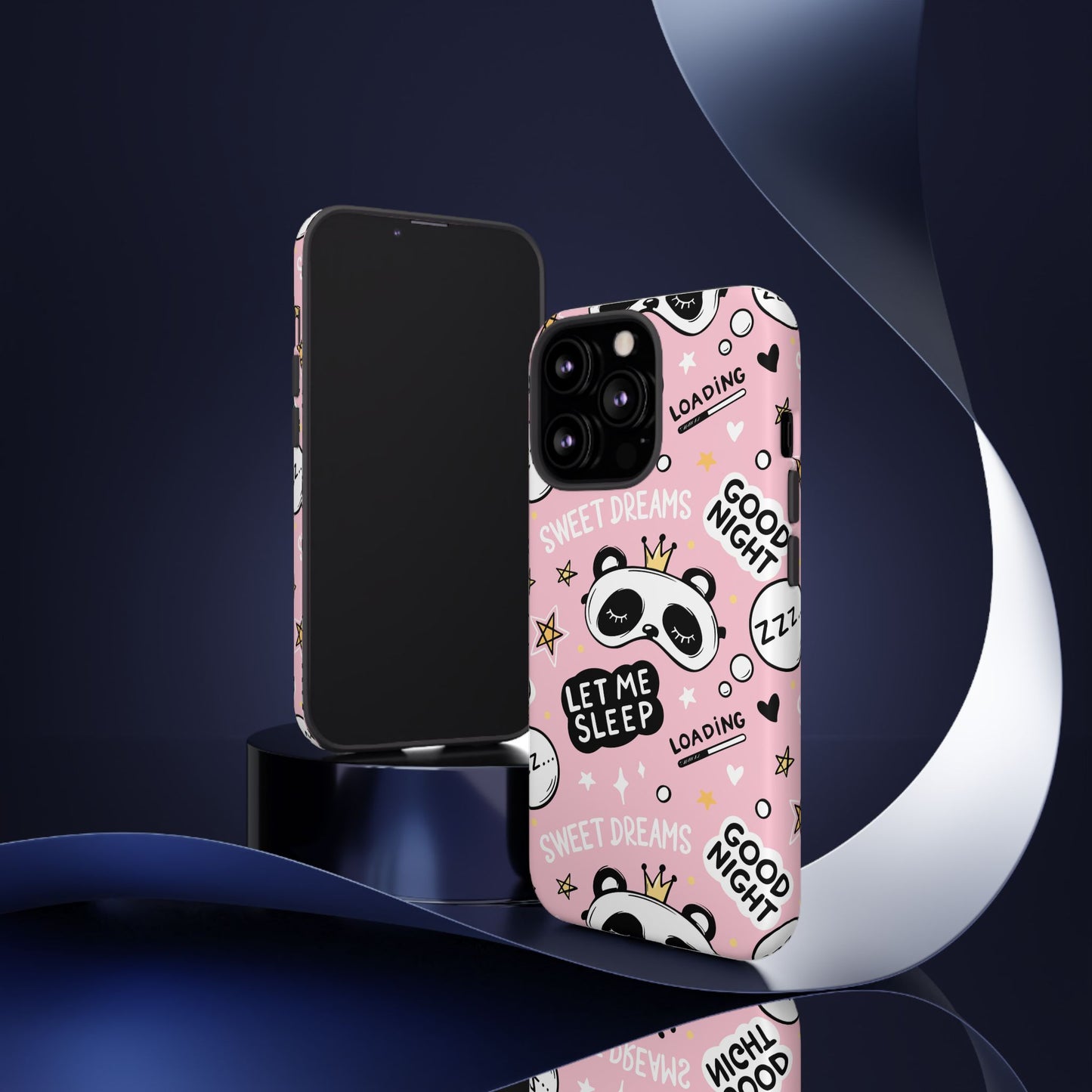 Cute Panda Phone Case | Let Me Sleep Design | Nighttime Gift, Phone Accessory, Sweet Dreams, Sleep Lovers, Fun Decor