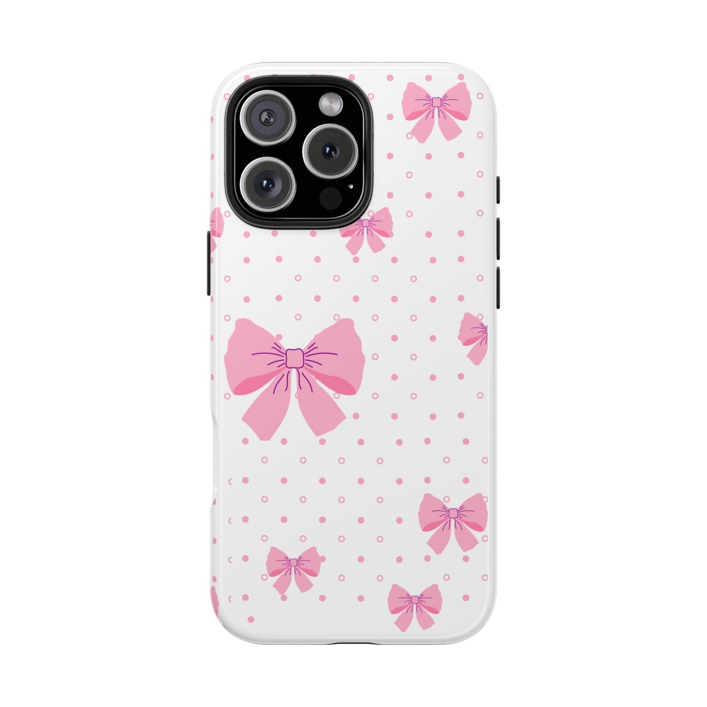 Coque téléphone Pink Bow – Collection Elegance Cover