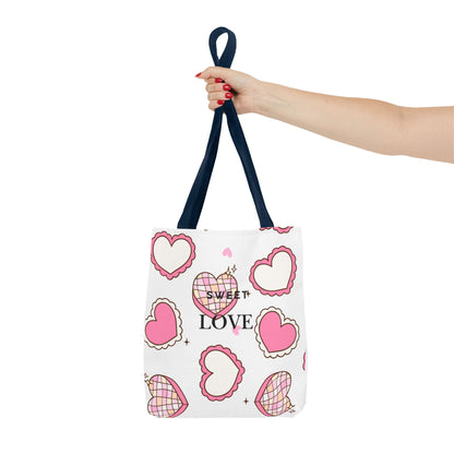Heart Print Tote Bag – Collection Elegance Bags