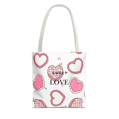 Heart Print Tote Bag – Collection Elegance Bags
