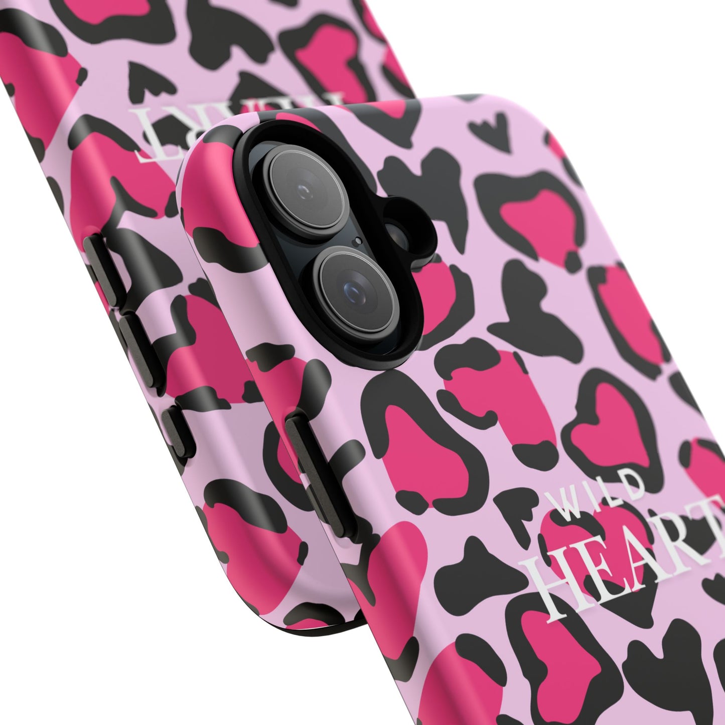 Heart Print Tough Phone Case – Collection Elegance Cover