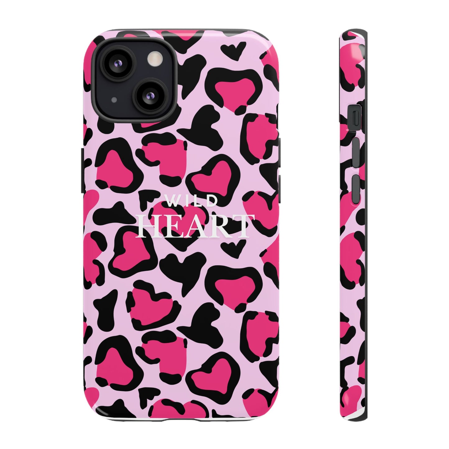 Heart Print Tough Phone Case – Collection Elegance Cover