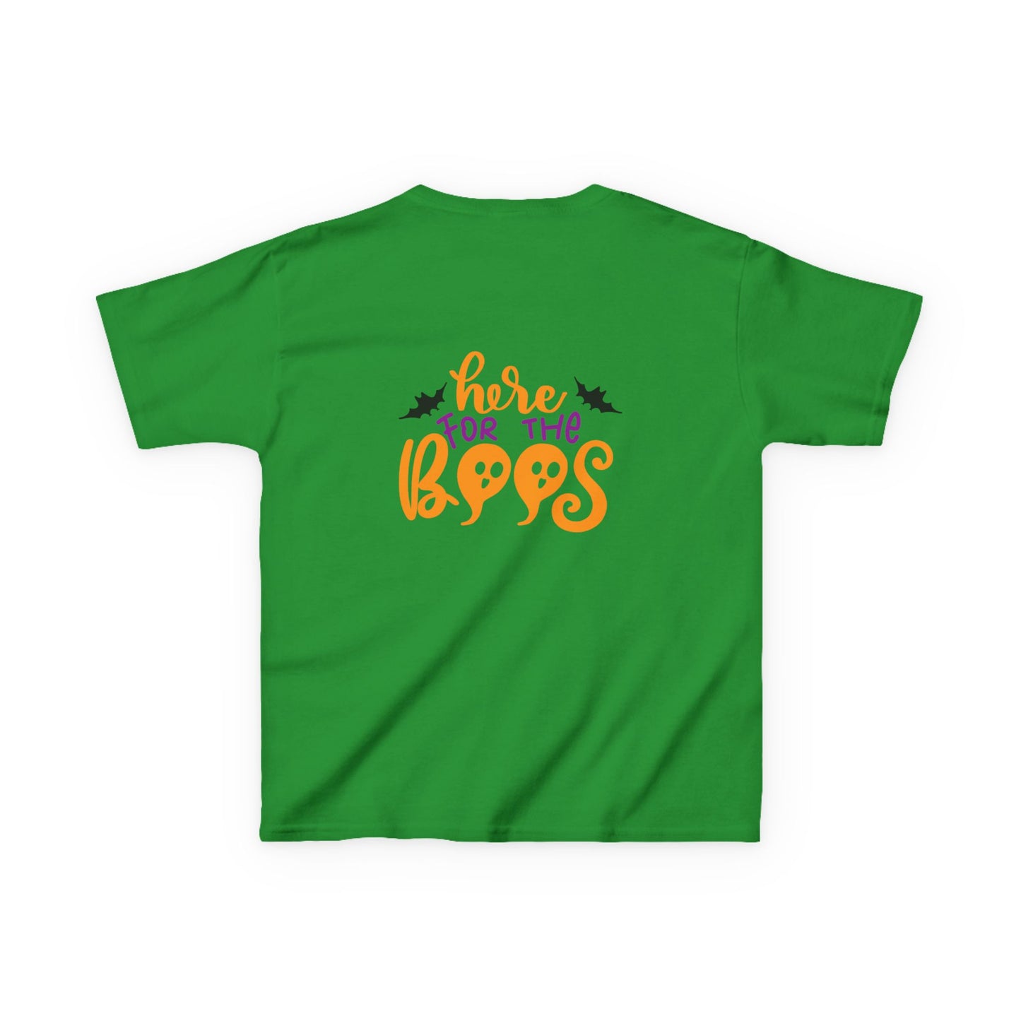 Halloween Kids Tee – "Here for the Boos" | Collection Elegance Wear Kids