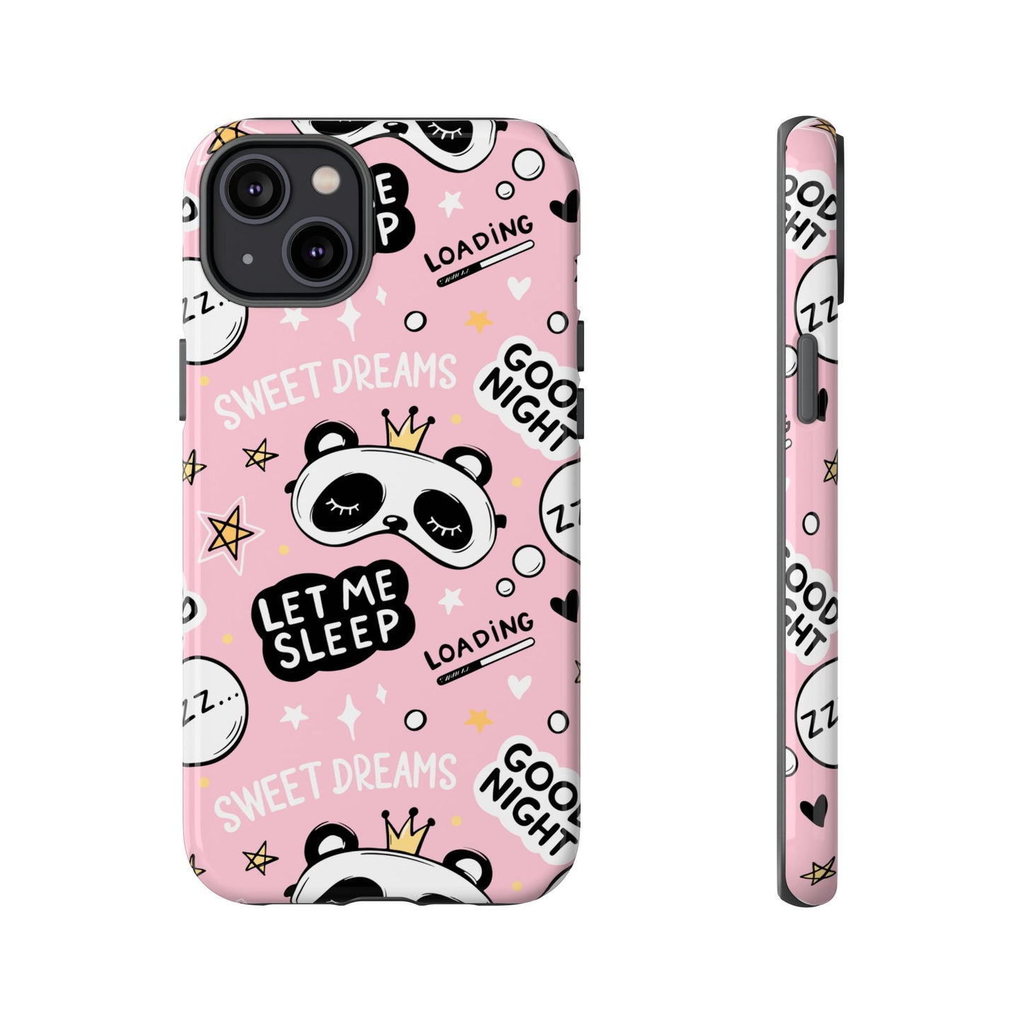 Cute Panda Phone Case | Let Me Sleep Design | Nighttime Gift, Phone Accessory, Sweet Dreams, Sleep Lovers, Fun Decor