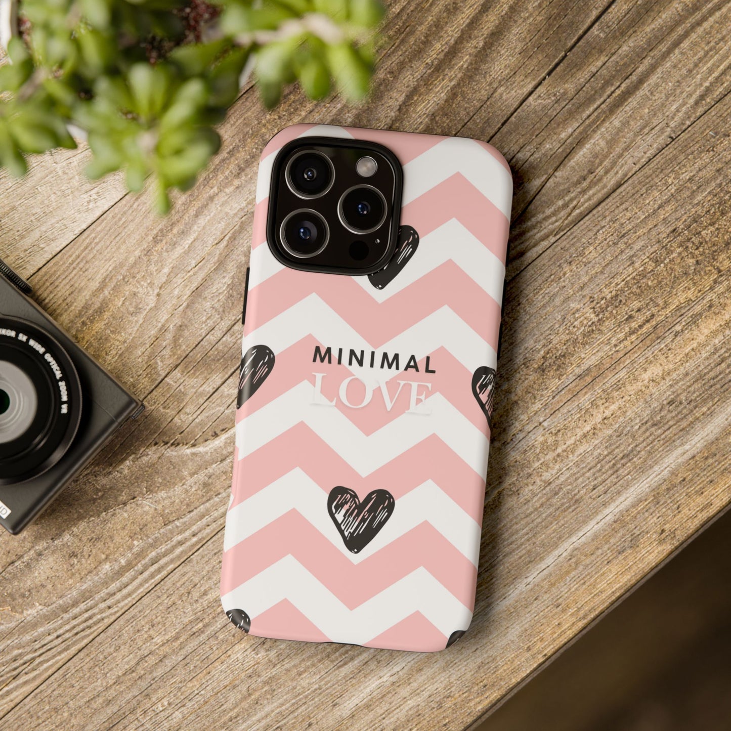 Pink Heart Phone Case – Collection Elegance Cover