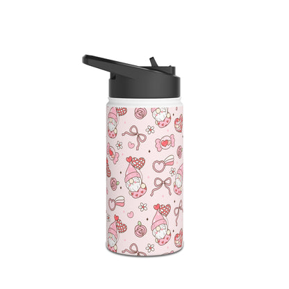 Cute Water Bottle, Stainless Steel Drink Container, Fun Hydration Flask for Kids, Collage Water Bottle, Ideal for Gifts & School