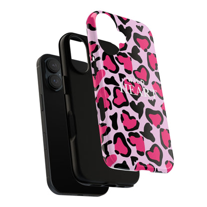 Heart Print Tough Phone Case – Collection Elegance Cover