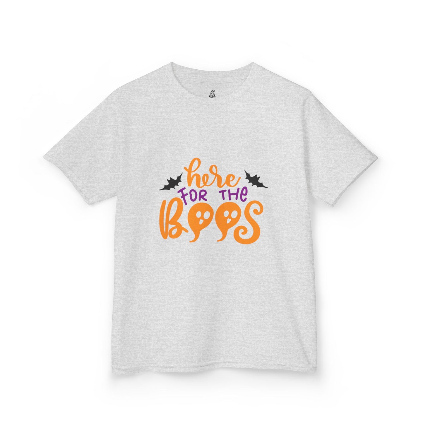 Halloween Kids Tee – "Here for the Boos" | Collection Elegance Wear Kids