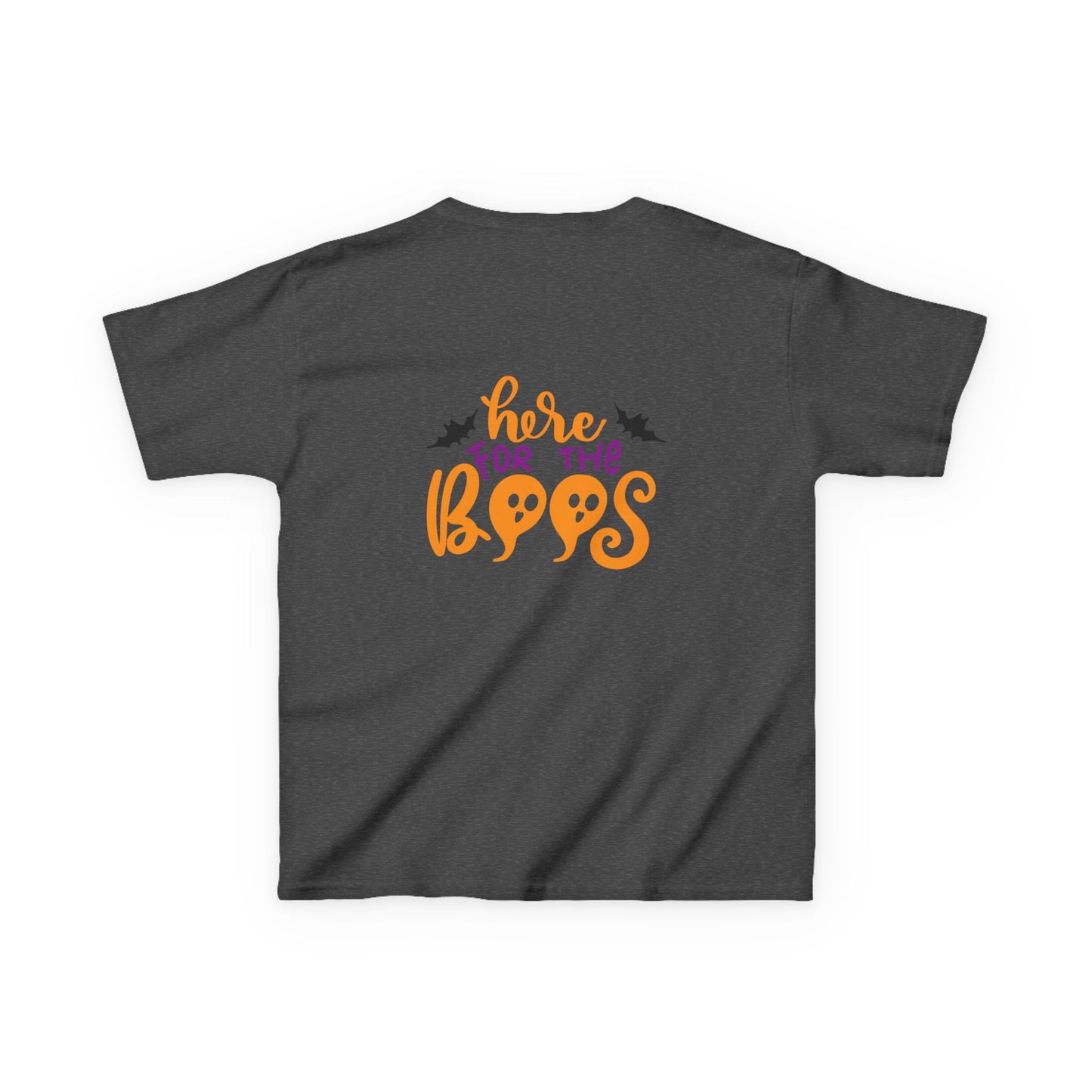 Halloween Kids Tee – "Here for the Boos" | Collection Elegance Wear Kids
