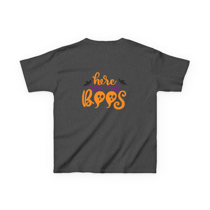 Halloween Kids Tee – "Here for the Boos" | Collection Elegance Wear Kids