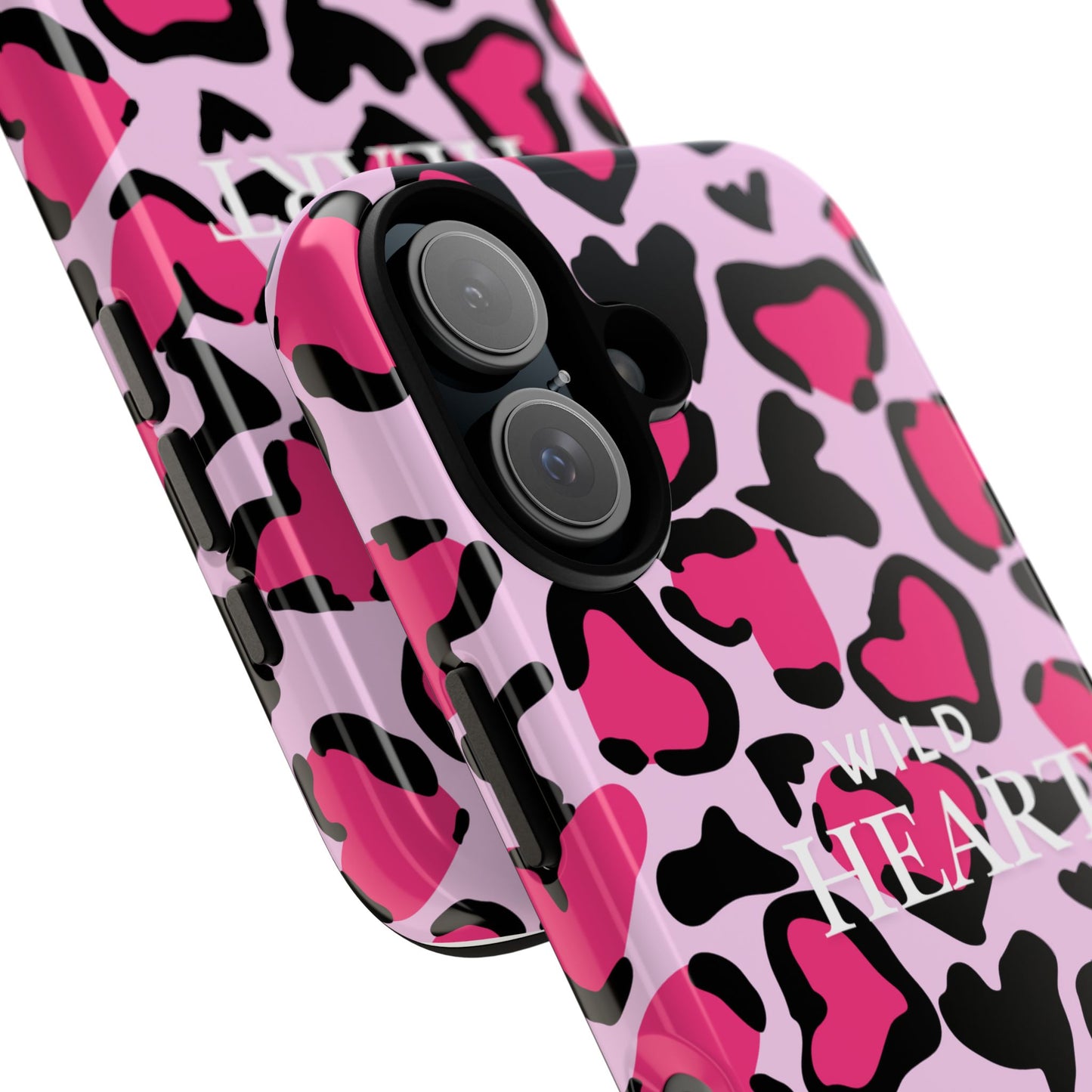 Heart Print Tough Phone Case – Collection Elegance Cover