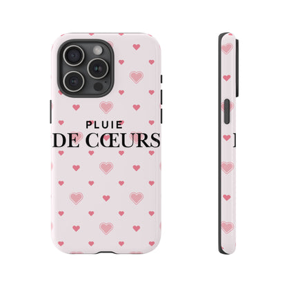 Cute Heart Pattern Phone Case - Tough Cases, iPhone Cover, Valentine’s Gift, Heart Print Phone Accessory, Gift for Her, Love Theme